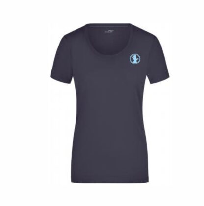 Damen Rundhals T-Shirt mit Vereinslogo